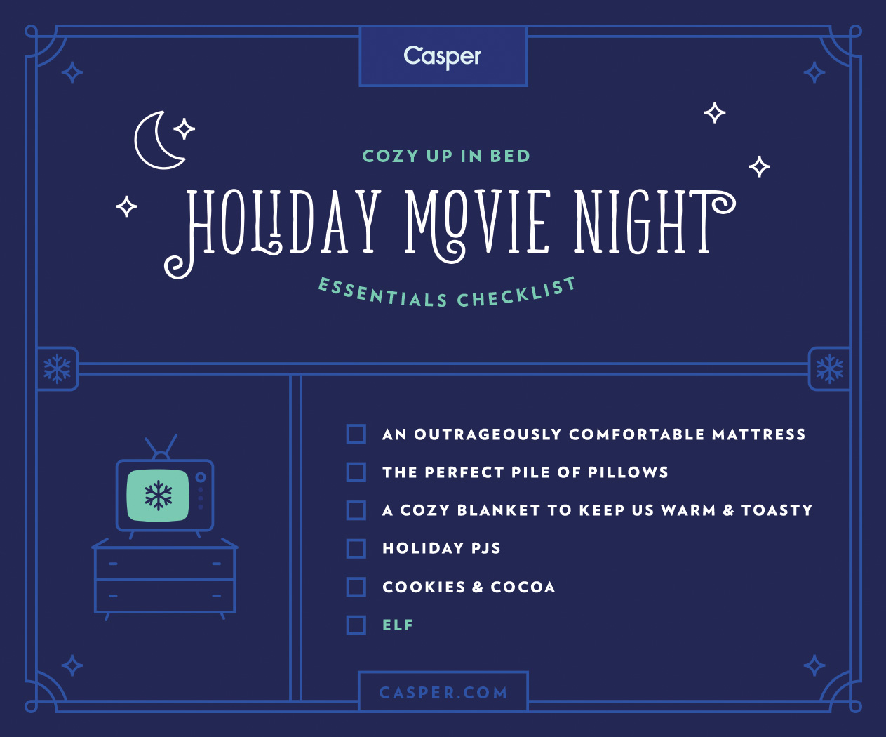 Holiday Movie Night Wifely Steps